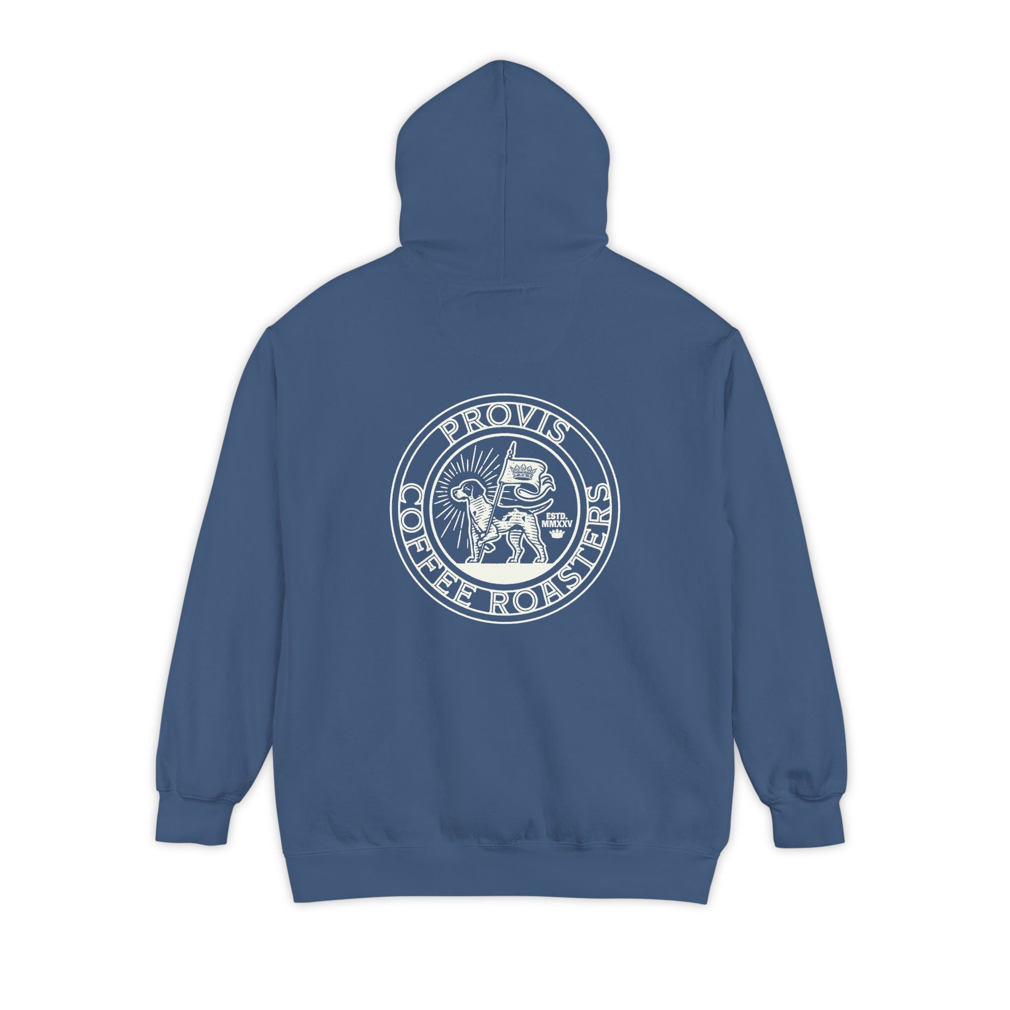 Provis Coffee Text and Seal Hoodie