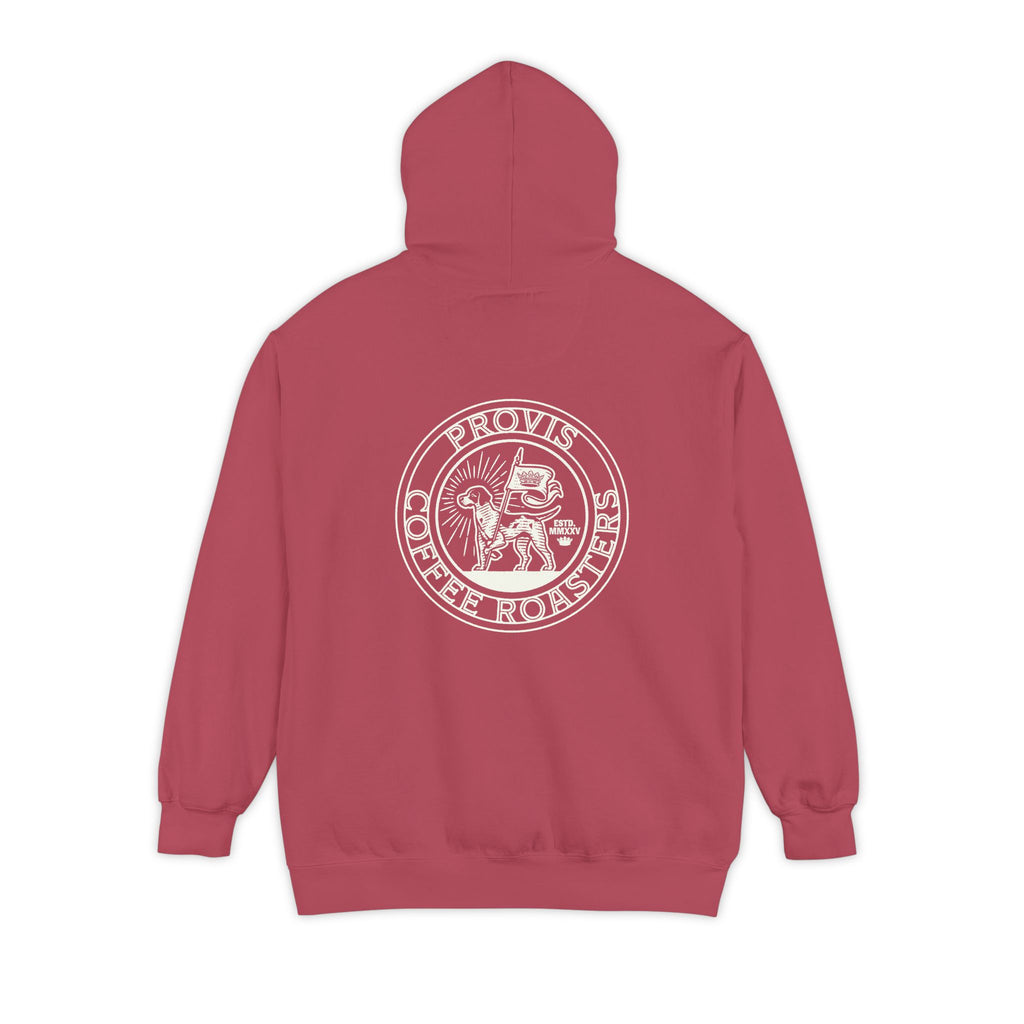 Provis Coffee Text and Seal Hoodie