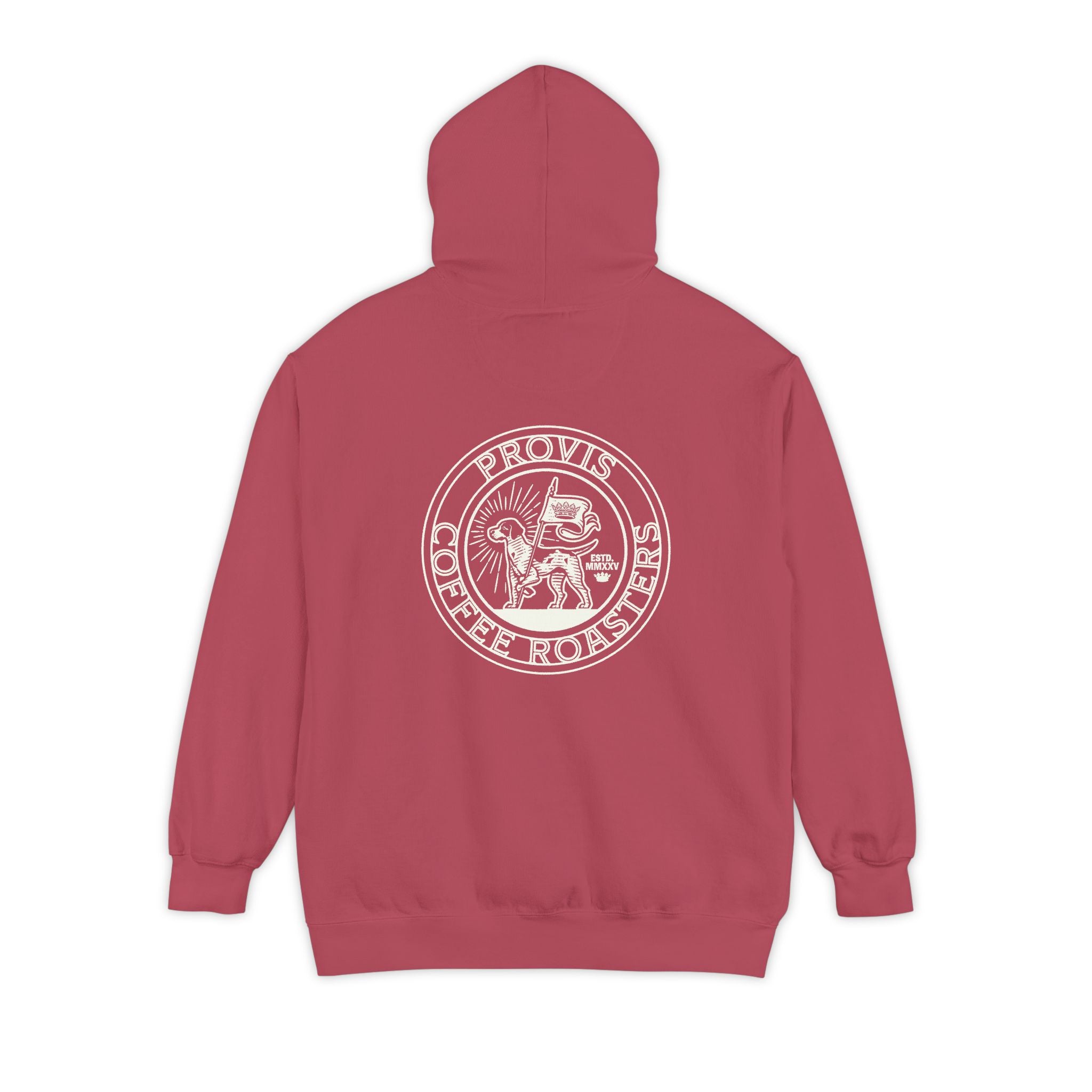 Provis Coffee Text and Seal Hoodie