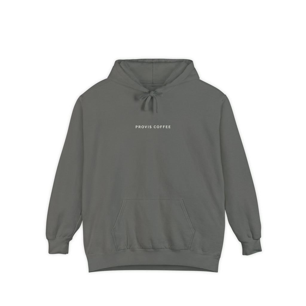 Provis Coffee Text and Seal Hoodie