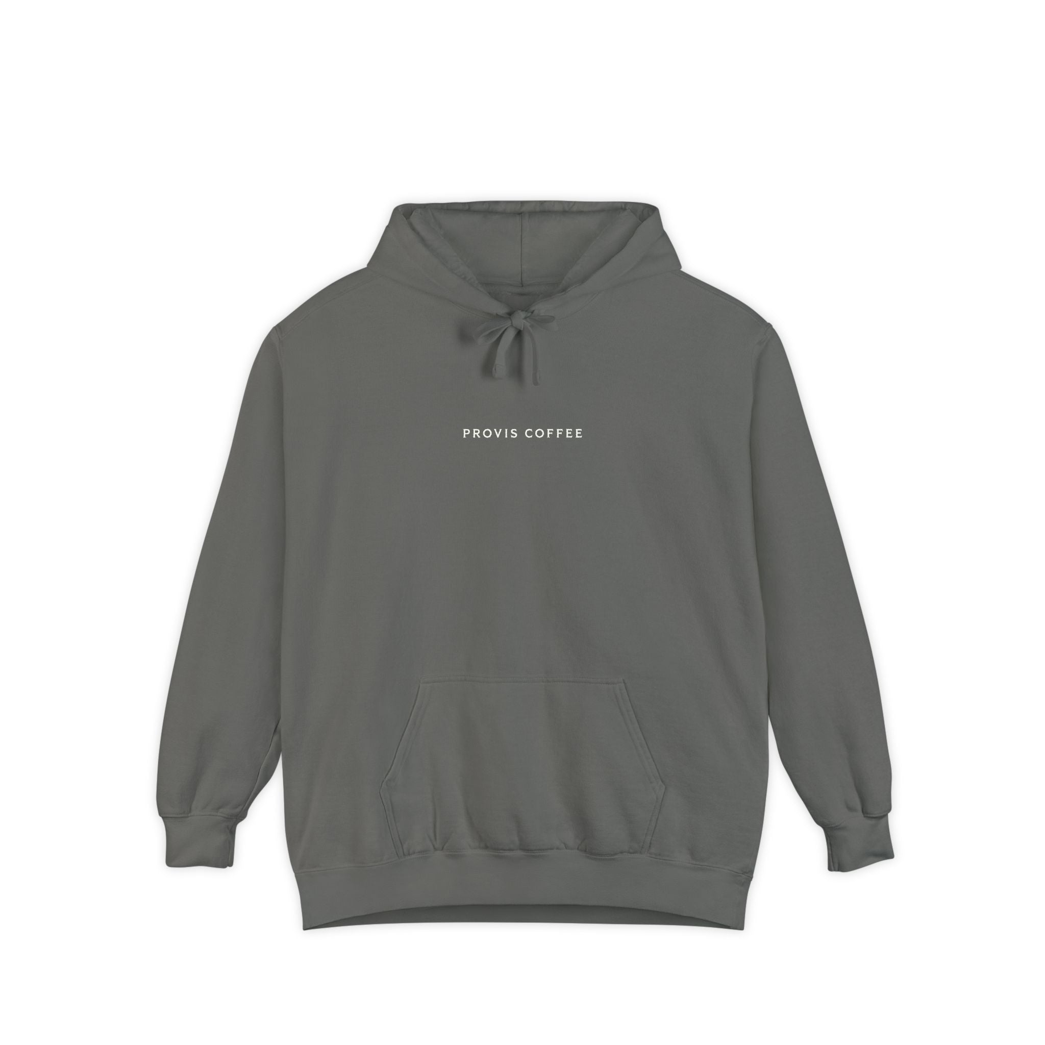 Provis Coffee Text and Seal Hoodie
