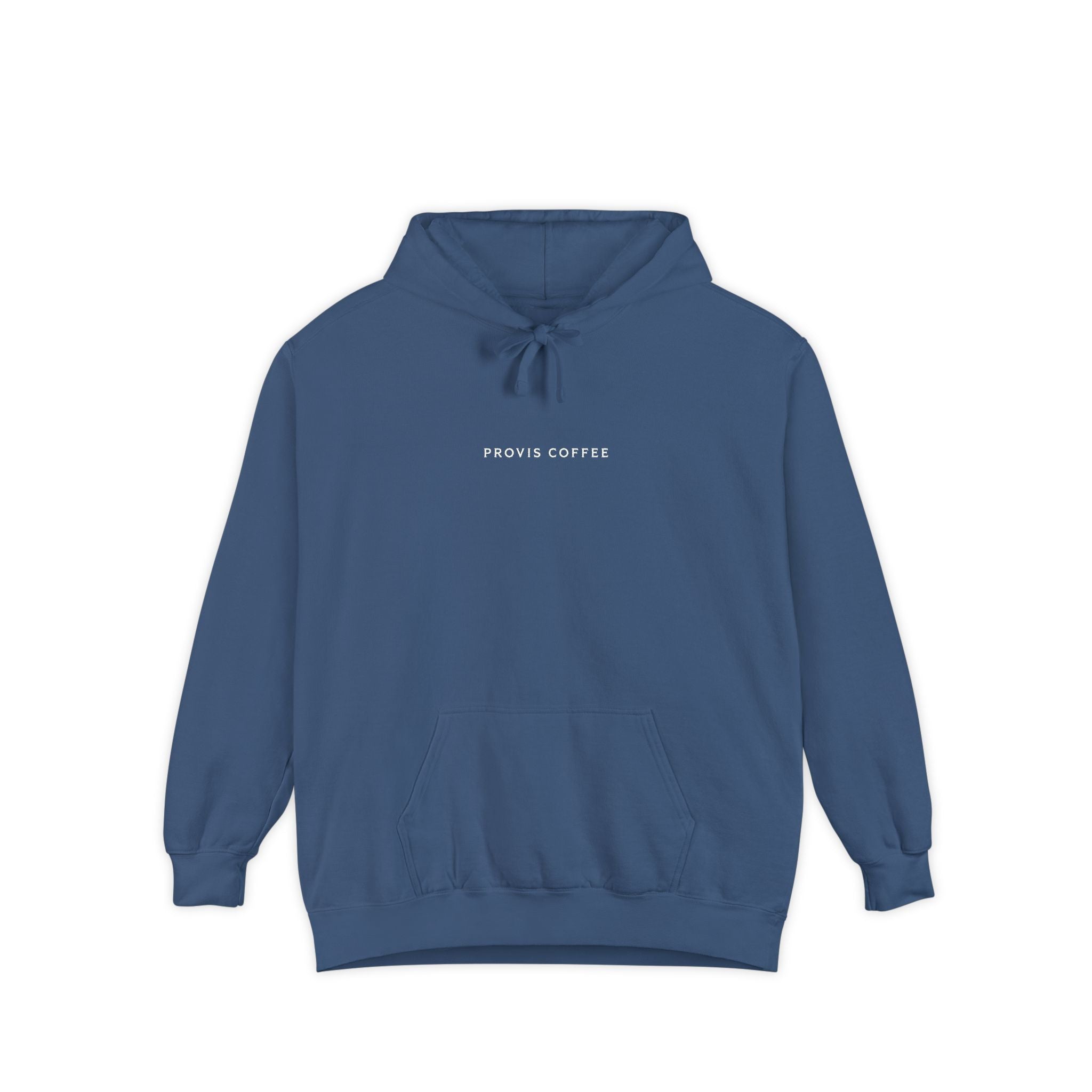 Provis Coffee Text and Seal Hoodie