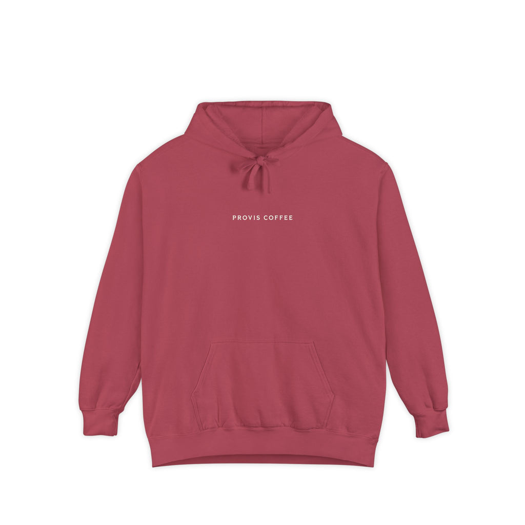 Provis Coffee Text and Seal Hoodie