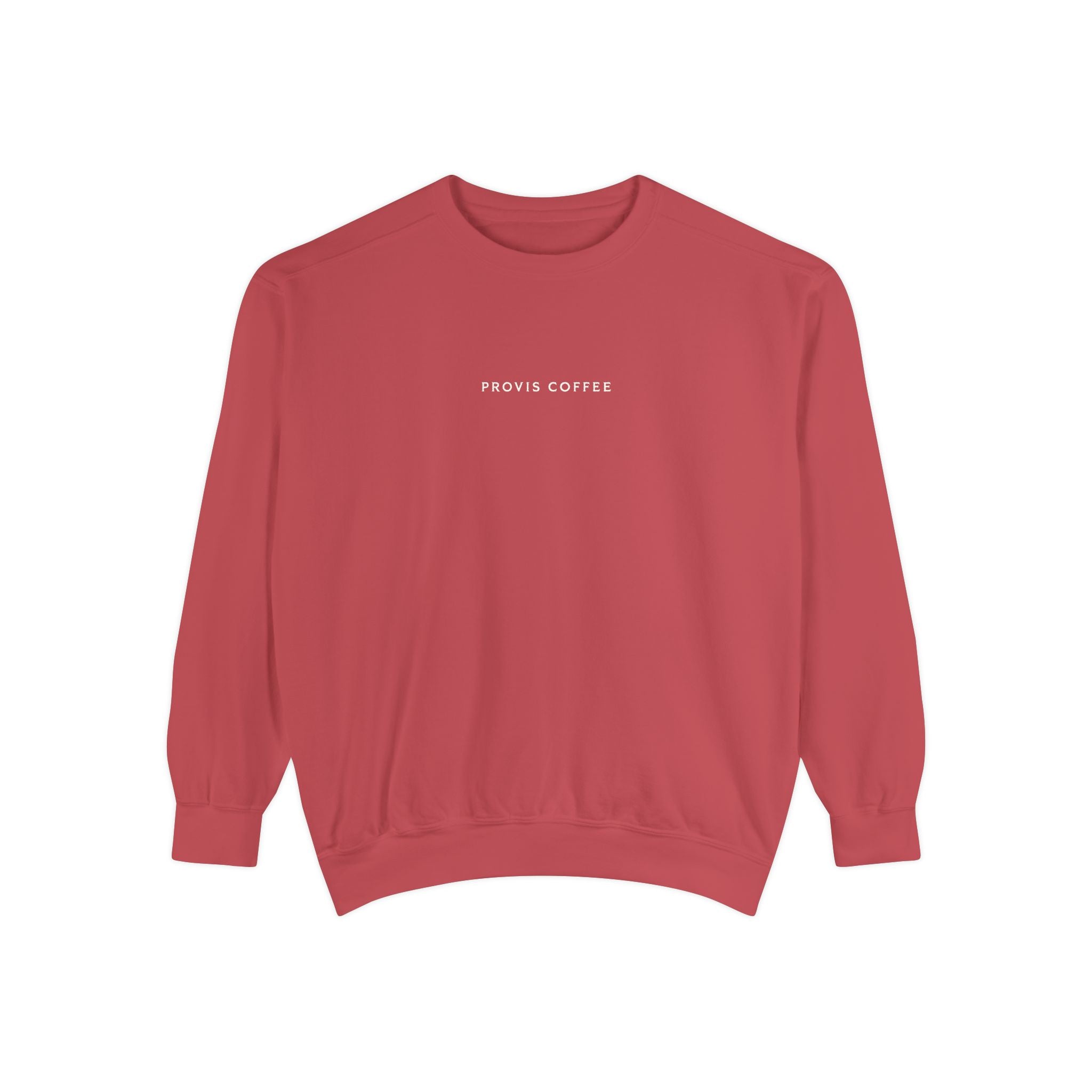 Provis Coffee Text and Seal Crewneck